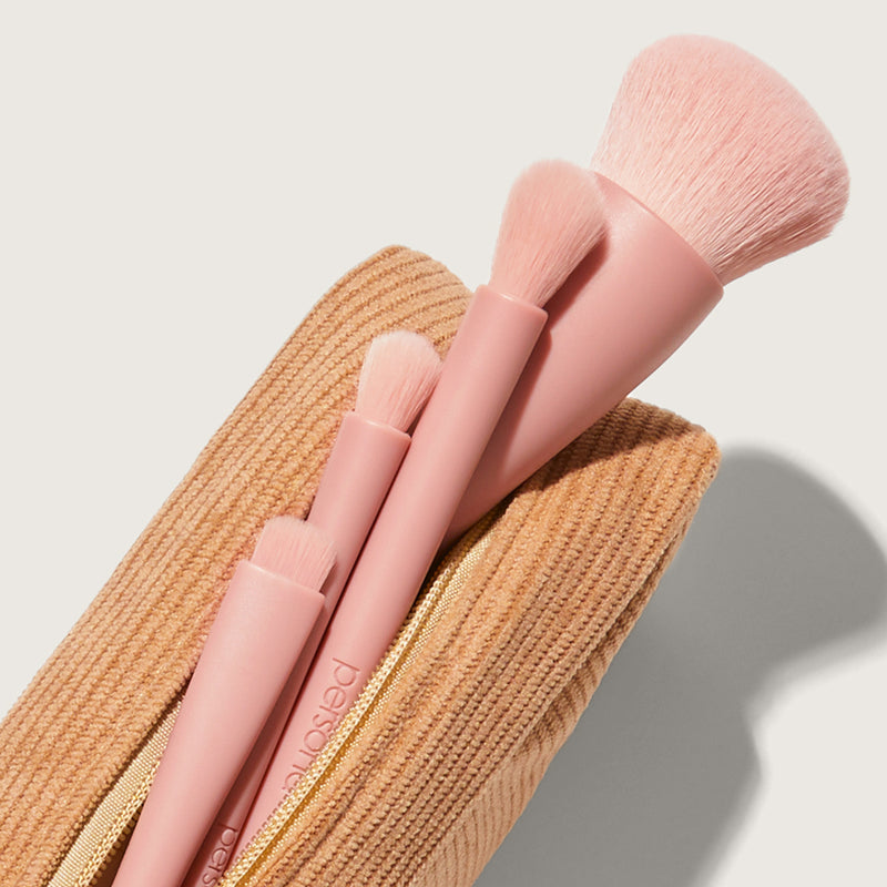 Smoke 'n Roses Brush Roll Makeup Brush Kit in Pink | Colourpop